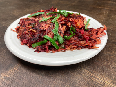 beet-and-potato-hash-with-green-onions
