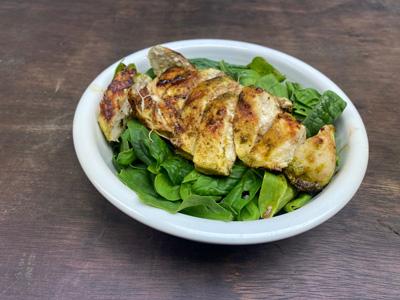cilantro-lime-chicken-spinach-salad