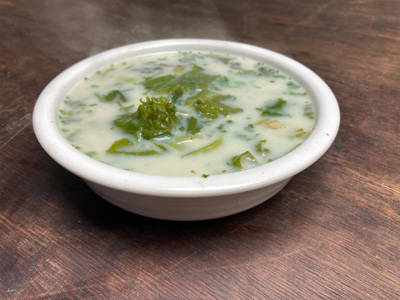 endive-and-mushroom-soup